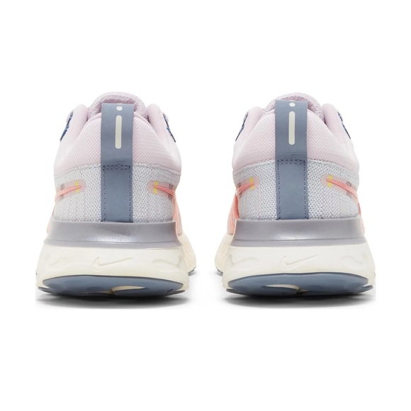 Nike React Infinity Run Flyknit 2 Premium Pink Foam Blue Tint Running Shoes - Picture 5 of 16